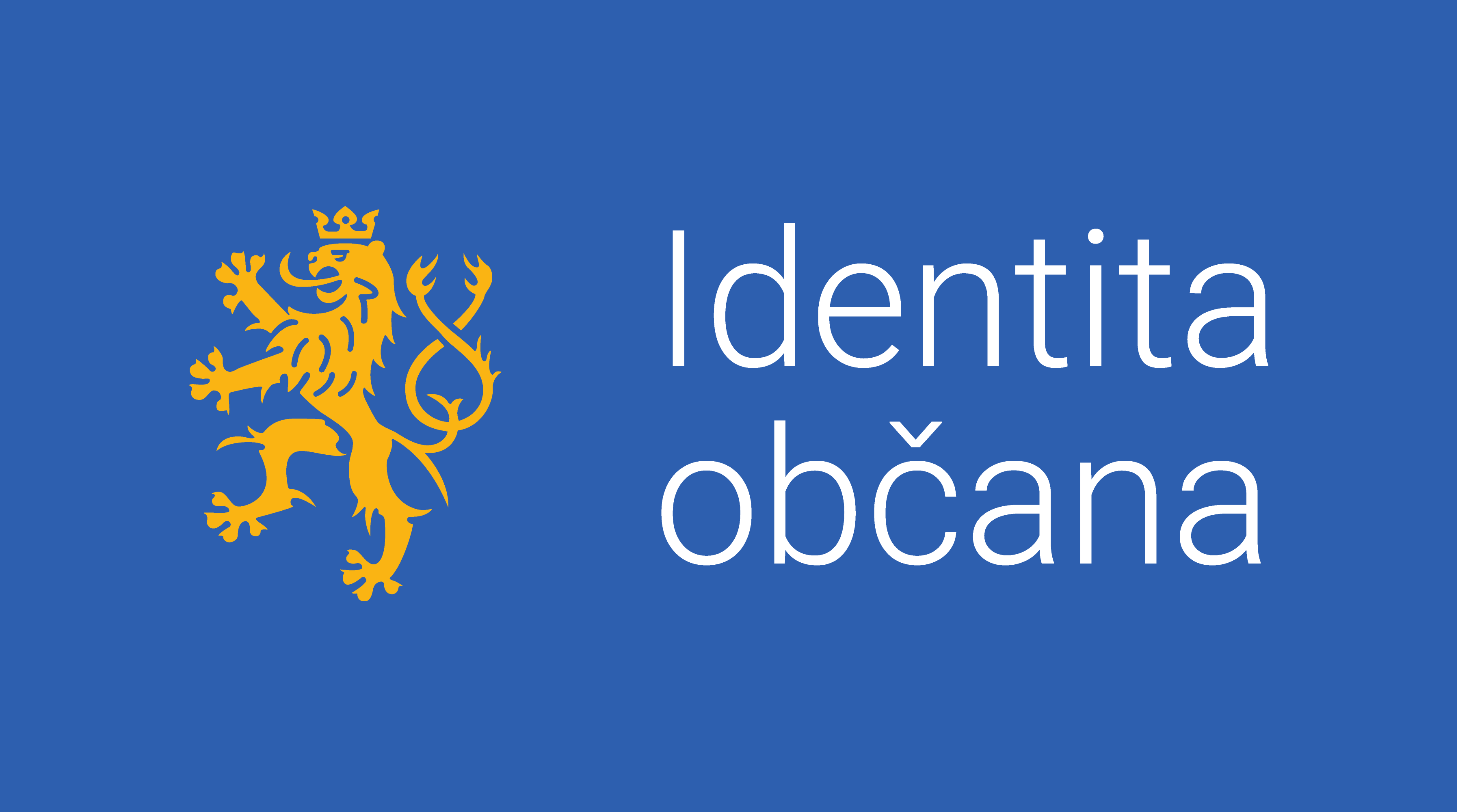 Logo Identity občana ve formátu RGB negativ